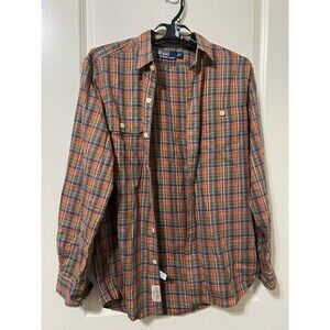 Authentic Dry Goods Polo Country Ralph Lauren Men's Plaid Flannel Shirt S